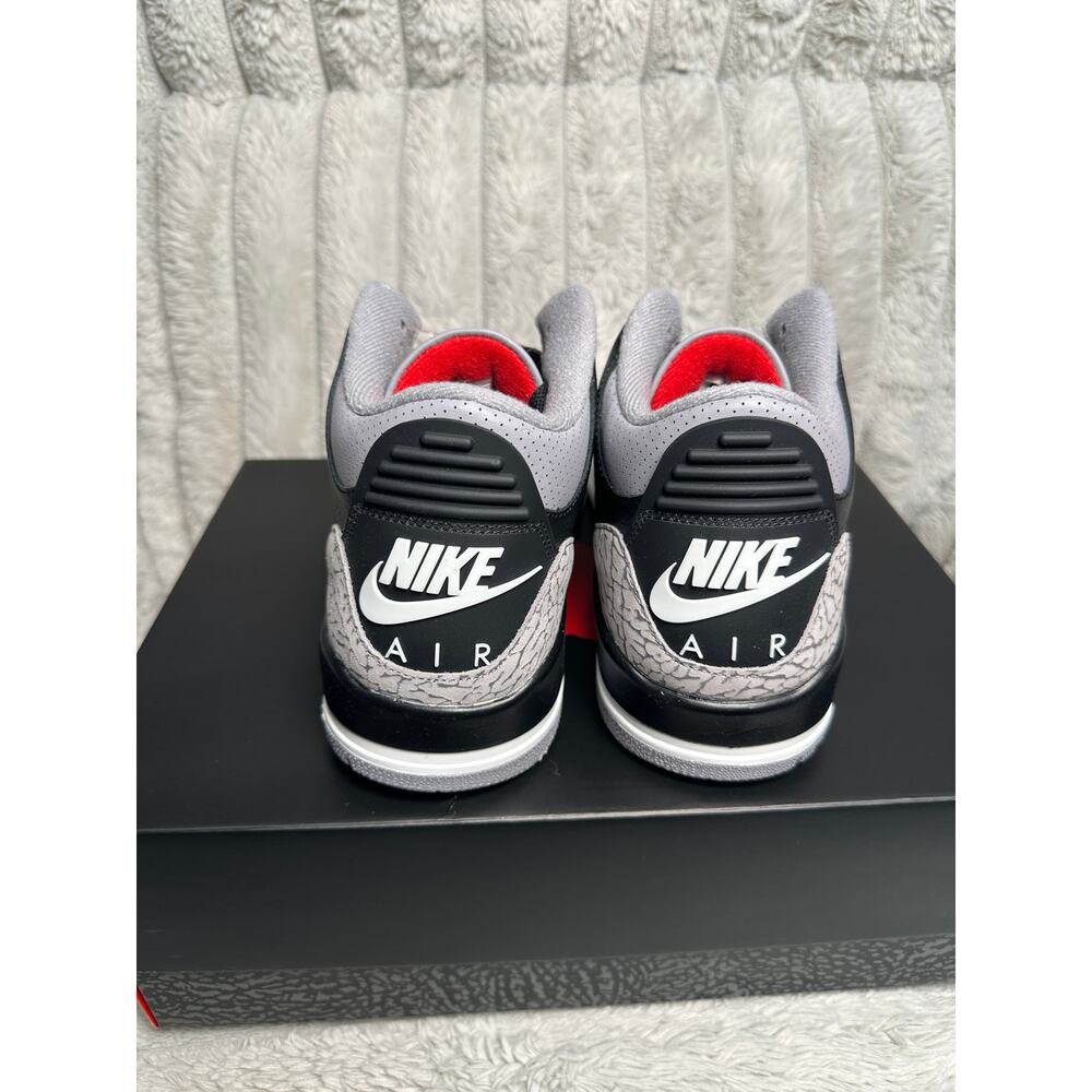 Air Jordan 3 Retro OG Black Cement 2024 Mens 10.5 DN3707-010 New With Box - Picture 3 of 7
